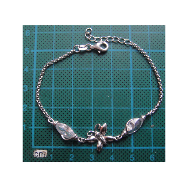 Kelebekli Gümüş Bileklik_757