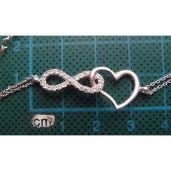 Sonsuzluk ve Aşk Gümüş Bileklik_787