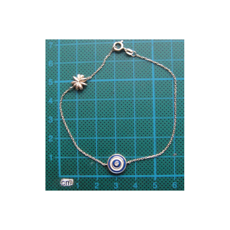 Nazarlıklı Gümüş Bileklik_789