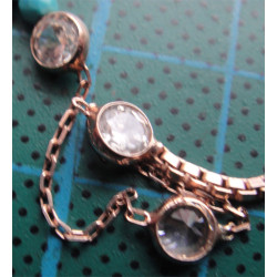 Mavi boncuklu Gümüş Bileklik_790