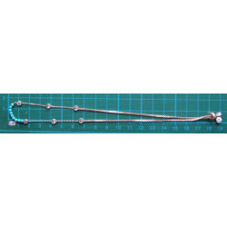 Mavi boncuklu Gümüş Bileklik_790