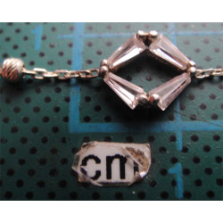 Baget Taşlı Gümüş Bileklik_791