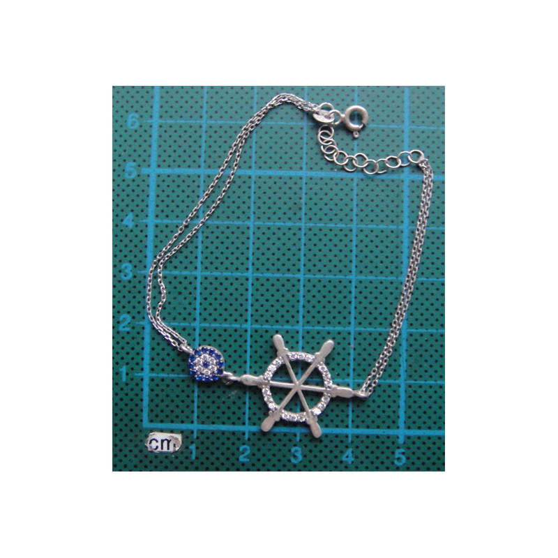 Gemi Dümeni Gümüş Bileklik_792