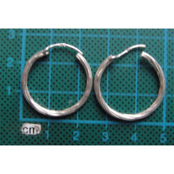 Gümüş Halka Küpe_389