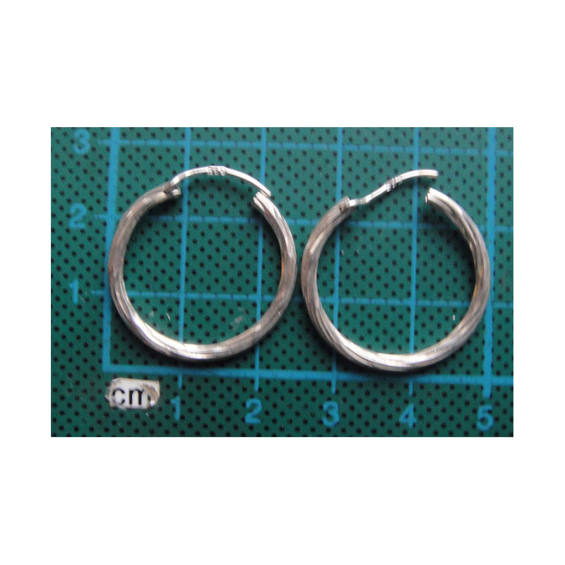 Gümüş Halka Küpe_389