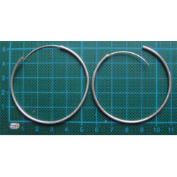 Gümüş Halka Küpe_393