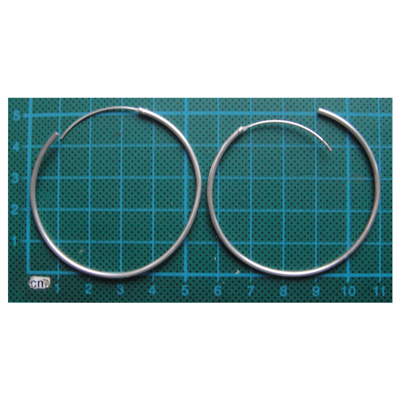 Gümüş Halka Küpe_393