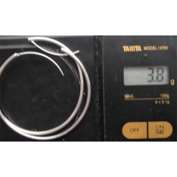 Gümüş Halka Küpe_393