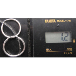 Gümüş Halka Küpe_394