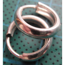 Gümüş Halka Küpe_395