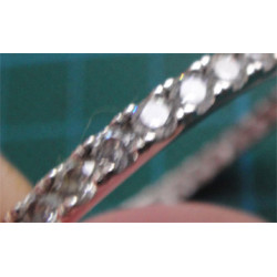 Zirkon Taşlı Gümüş Halka Küpe_397