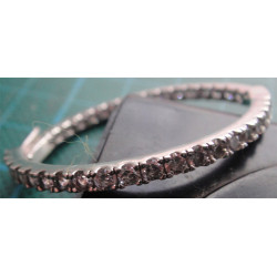 Zirkon Taşlı Gümüş Halka Küpe_397