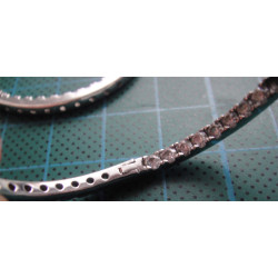 Zirkon Taşlı Gümüş Halka Küpe_397