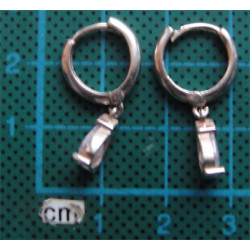 Gümüş Halka Küpe_398