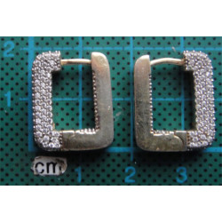 Zirkon Taşlı Gümüş Küpe_399