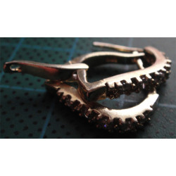 Zirkon Taşlı Gümüş Küpe_401