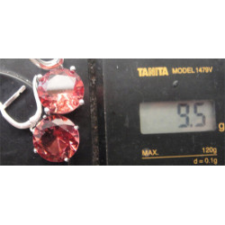 Sultanayt Taşlı Gümüş Küpe_403