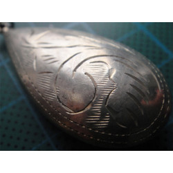 El işçilikli Kazıma Gümüş Küpe_405