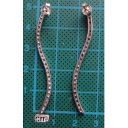 Zirkon Taşlı Gümüş Küpe_408