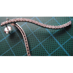 Zirkon Taşlı Gümüş Küpe_408