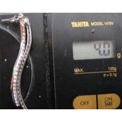 Zirkon Taşlı Gümüş Küpe_408