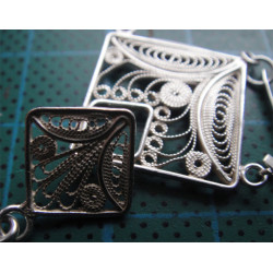 Telkari İşçilikli Gümüş Küpe_414