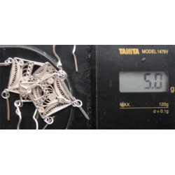 Telkari İşçilikli Gümüş Küpe_414