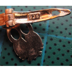 Baykuşlu Gümüş Küpe_417