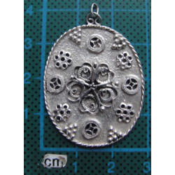 El İşçilikli Gümüş Kolye Ucu_1691