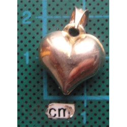 Kalp Formunda Gümüş Kolye Ucu_1692