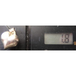 Kalp Formunda Gümüş Kolye Ucu_1692