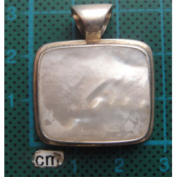 Sedefli Gümüş Kolye Ucu_1694