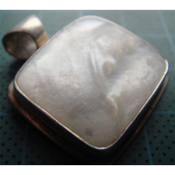 Sedefli Gümüş Kolye Ucu_1694