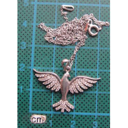 Gümüş Güvercin Kolye Ucu_1695