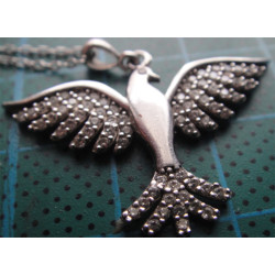 Gümüş Güvercin Kolye Ucu_1695