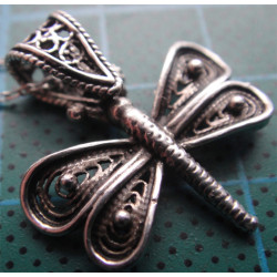 Gümüş Yusufçuk Kolye Ucu_1702