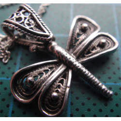 Gümüş Yusufçuk Kolye Ucu_1702