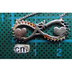 Aşk Yazılı Sonsuzluk Gümüş Kolye Ucu_1704