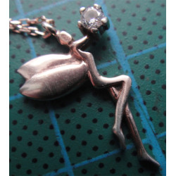 Peri Kızı Gümüş Kolye Ucu_1705