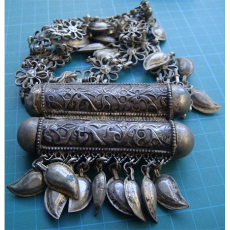OLD HAND MADE AMULET CASE NECKLACE_116