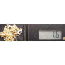 Nazar Boncuklu Göz Gümüş Kolye Ucu_1712