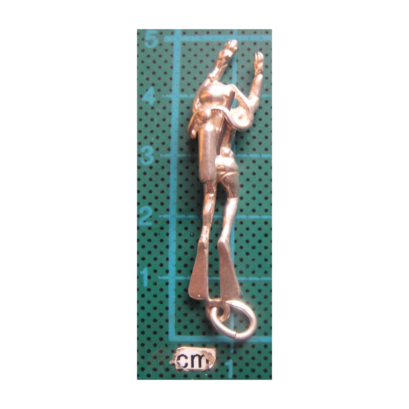 Dalgıç Gümüş Kolye Ucu_1715