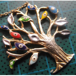 Nazar Ağacı Gümüş Kolye Ucu_1716