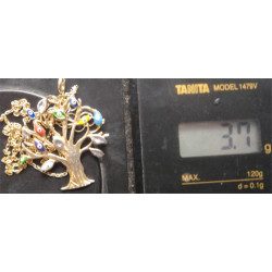 Nazar Ağacı Gümüş Kolye Ucu_1716