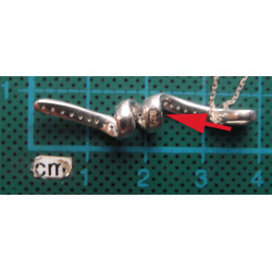 Zirkon Taşlı Gümüş Kolye Ucu_1718