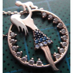 Anne ve Çocuk Gümüş Kolye Ucu_1721