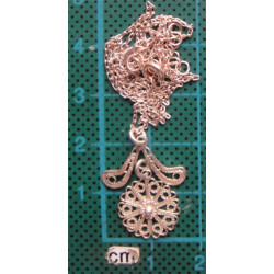 Telkari İşçilikli Gümüş Kolye Ucu_1723