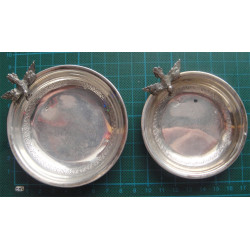 2 Adet Kuşlu Gümüş Çerez Tabağı_75