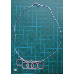 Halkalı Gümüş Kolye_481