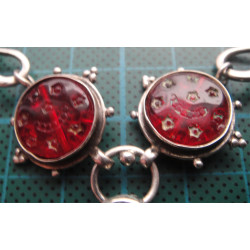 Akik Taşlı Gümüş Kolye ve Küpe Set_485